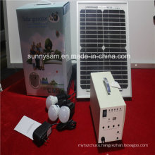 Potable Mini Solar Power Lighting System for Home Use